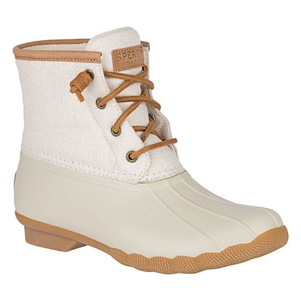 Women's Saltwater Metallic Duck Boot NWOT